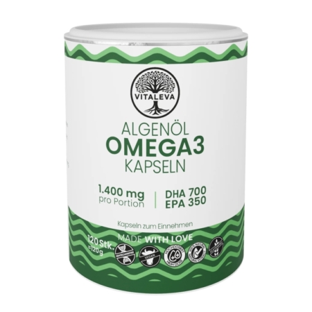 Vitaleva Algenöl Omega-3 Kapseln
