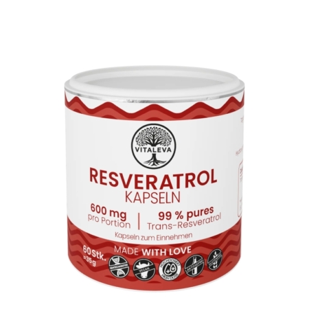 Vitaleva Resveratrol Kapseln (60 Stück)