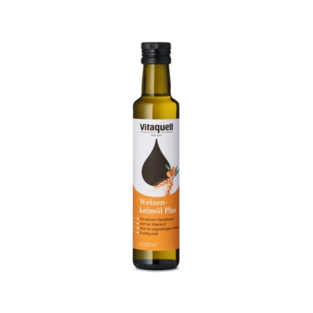 Vitaquell Weizenkeimöl mit Sandorn (250ml)