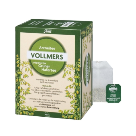Vollmers-Tee Grüner Hafertee (40 Filterbeutel)
