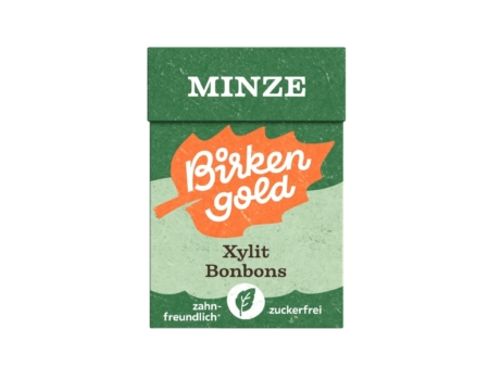 Birkengold Xylit Bonbons Minze (30g)